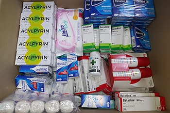 Zdravotnický materiál pro Ukrajinu Zdravotnický materiál pro Ukrajinu